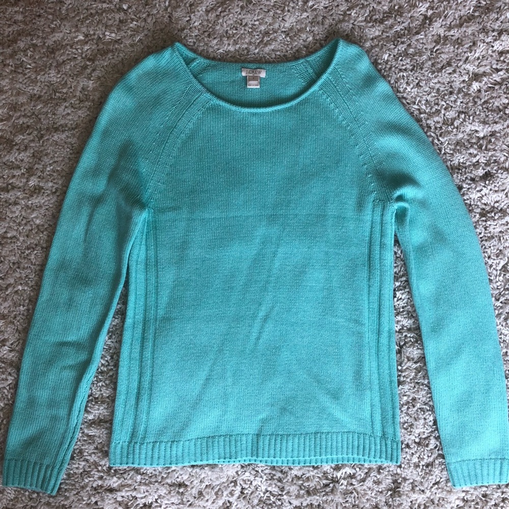 J. Crew turquoise sweater